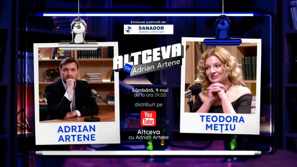 Descoperă codul secret al cuvintelor! Teodora Mețiu dezvăluie la „Altceva cu  Adrian Artene” puterea ascunsă a vocii și ”rețeta magică” dintr-un cuplu