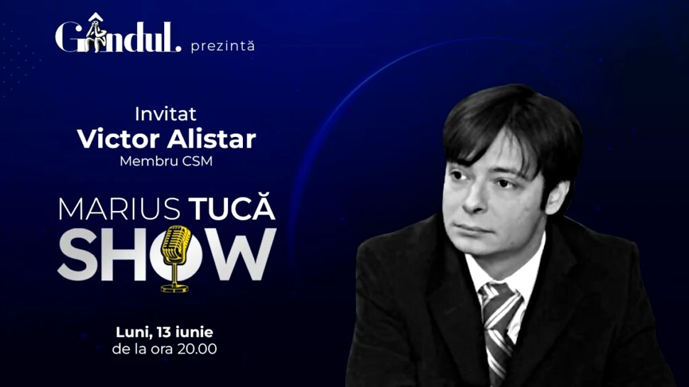 Marius Tucă Show începe luni, 13 iunie, de la ora 20.00, live pe gandul.ro.
