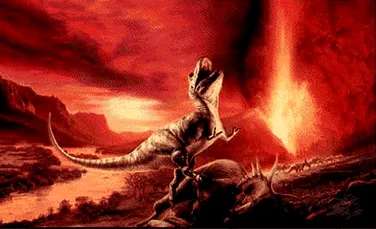 Dinozaurii, disparuti in urma eruptiilor vulcanice?