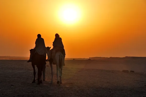 Apus de soare în Arabia