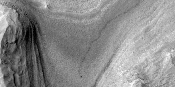 NASA dezvăluie prima imagine cu roverul Curiosity văzut din spațiu