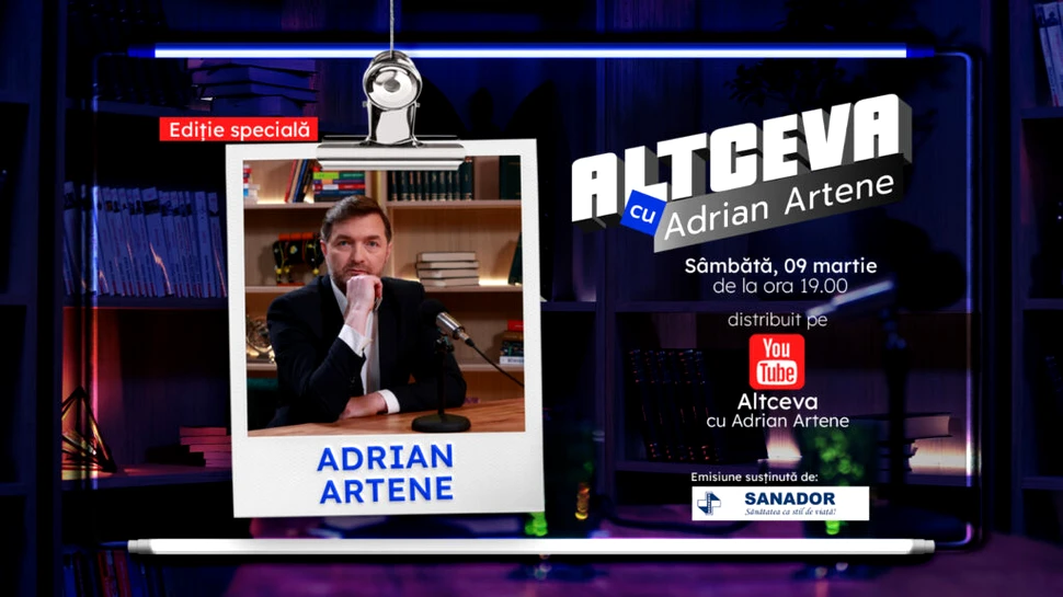 Jurnalistul Adrian Artene:  „Episodul Altceva de săptămâna aceasta este mai mult decât o POVESTE, este o VIAȚĂ!”