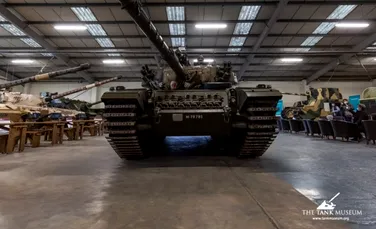 Un Panzer 57/60 Centurion, dăruit Muzeului Tancurilor din Anglia de către Armata Elvețiană