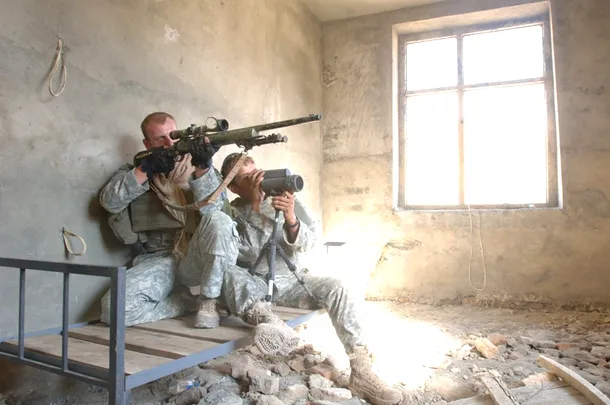  Echipă de lunetişti americani în Irak