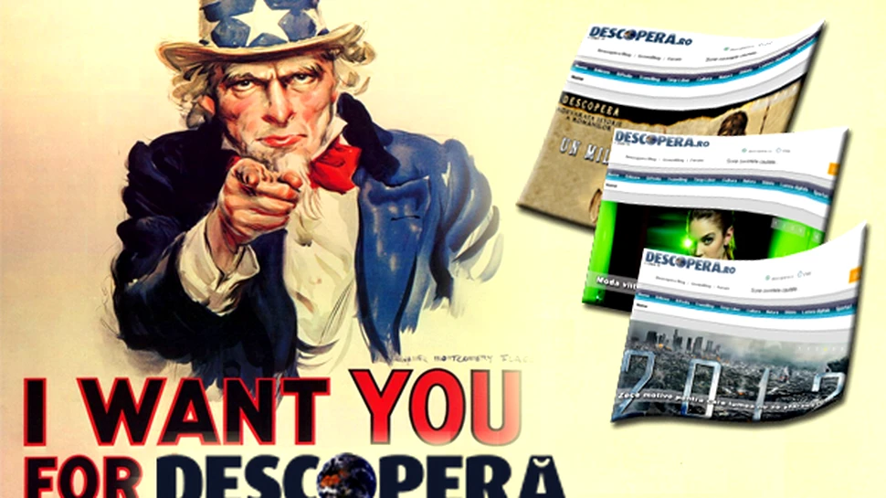 DESCOPERA.ro are nevoie de tine!