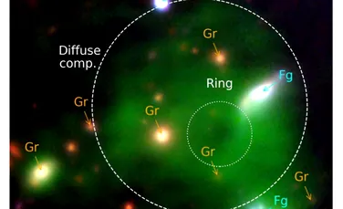 Astronomii ar fi descoperit cel mai mic cerc radio ciudat