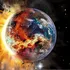 Un impact catastrofal cu o planetă vecină ar putea fi motivul pentru care există viață pe Pământ