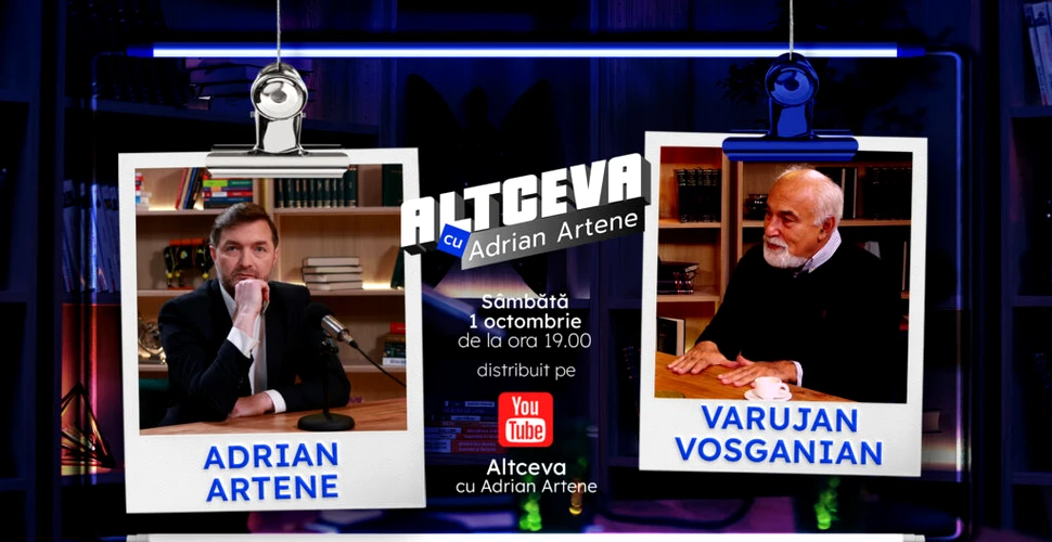 Varujan Vosganian este invitat la podcastul ALTCEVA cu Adrian Artene