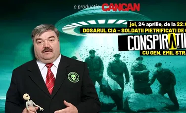 „Conspirații cu gen. Emil Străinu” începe joi, 24 aprilie, de la 22:00, LIVE pe YouTube CANCAN