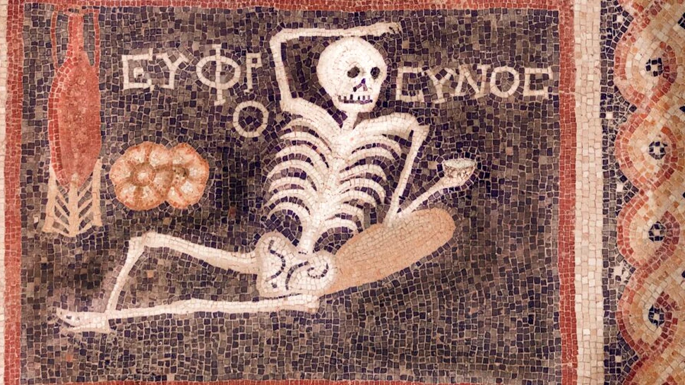 Mozaicul grecesc care îi nedumerește pe arheologi: ce mesaj transmite despre viață?