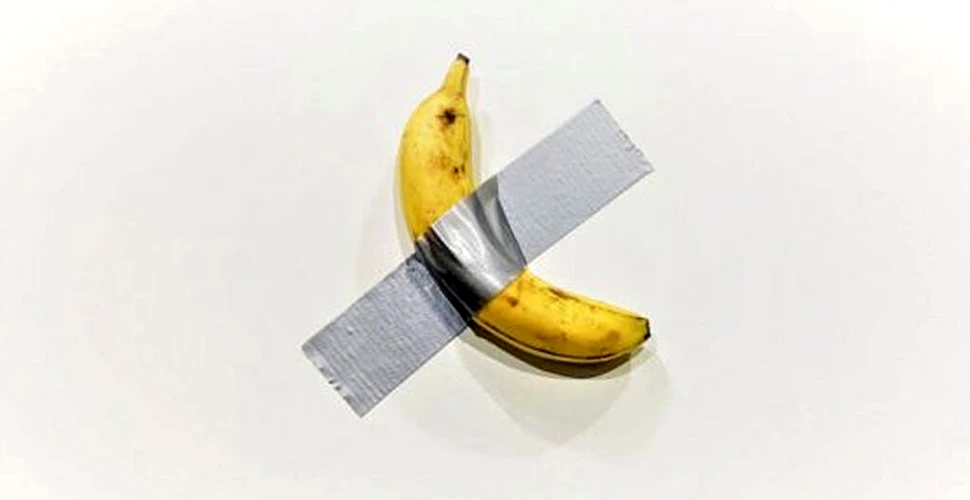 Banana lui Maurizio Cattelan. Cel mai scump fruct din lume, artă controversată de 6 milioane de dolari