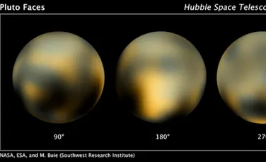 Pluto isi schimba culoarea
