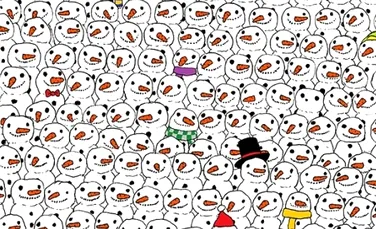 De ce este atât de greu să găseşti ursul panda printre aceşti oameni de zăpadă? – FOTO