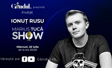 Marius Tucă Show începe miercuri, 20 iulie, de la ora 20.00, pe gandul.ro