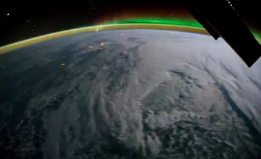 Imagini spectaculoase: Pământul în mişcarea sa de rotaţie, văzut de pe Staţia Spaţială Internaţională (VIDEO)
