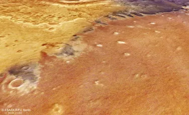Culorile incredibile ale planetei Marte, observate cu sonda europeană Mars Express