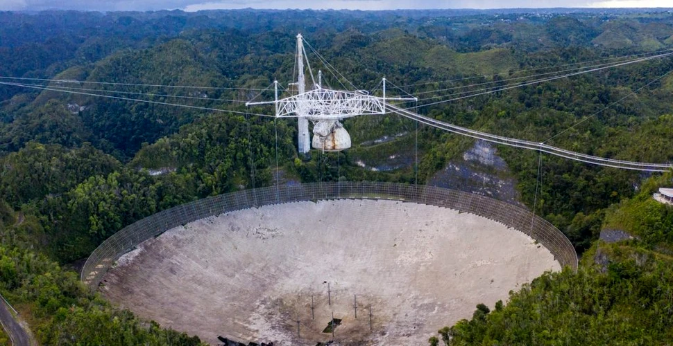 Telescopul Arecibo va fi demontat, după 57 de ani. Ultimele accidente îl fac periculos