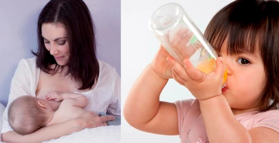 Descoperire importantă pentru alimentaţia bebeluşilor: băieţii au nevoie de altfel de lapte decât fetiţele