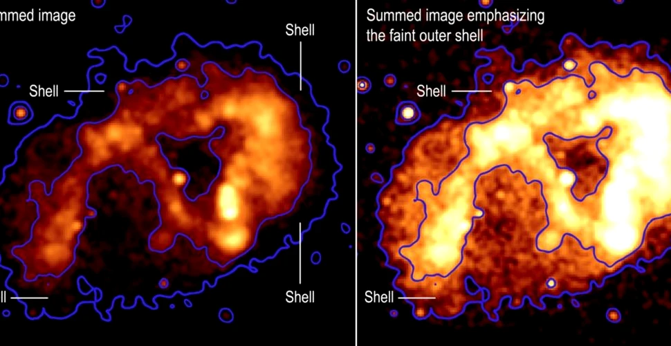 Marea Erupție din anii 1840, revizitată de Observatorul Chandra cu raze X