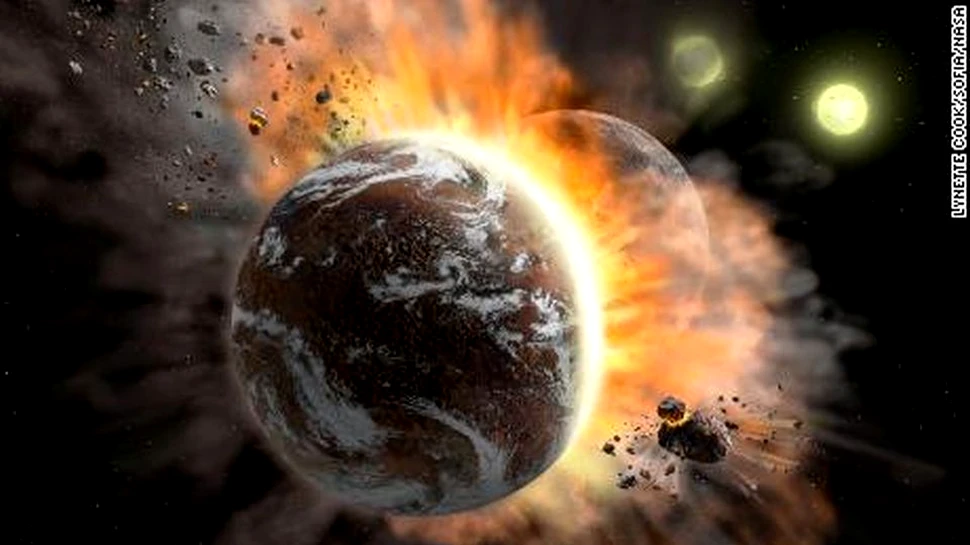 ”Urmele” ciocnirii a două planete identificate la 300 de ani-lumină