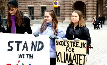 Greta Thunberg a participat la ultimul ei protest școlar pentru climă