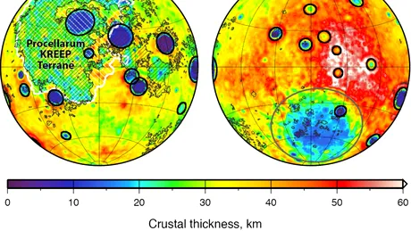 Astronomii au descoperit o structură bizară care emite căldură sub suprafața Lunii