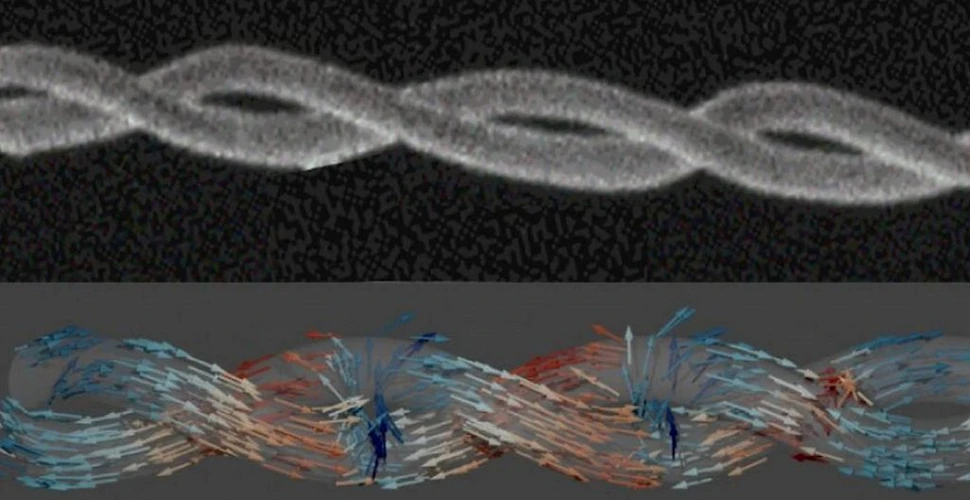 Noile spirale duble stochează informații magnetice în trei dimensiuni