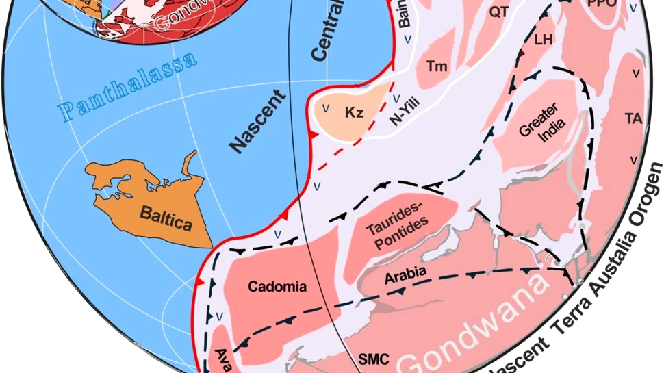 Gondwana primește titlul de supercontinent: un studiu arată că era mult mai mare decât se credea