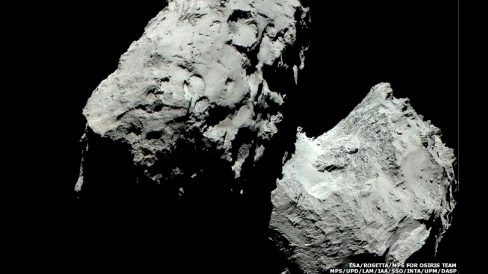 Ce dezvăluie prima imagine color a cometei 67P, trimisă de Rosetta?
