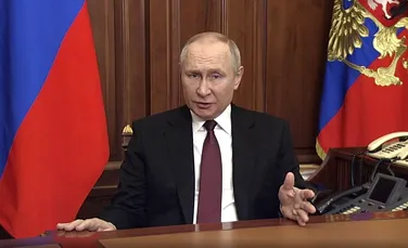 Vladimir Putin avertizează că orice intervenție din exterior pentru Ucraina va avea consecințe nemaiîntâlnite în istorie