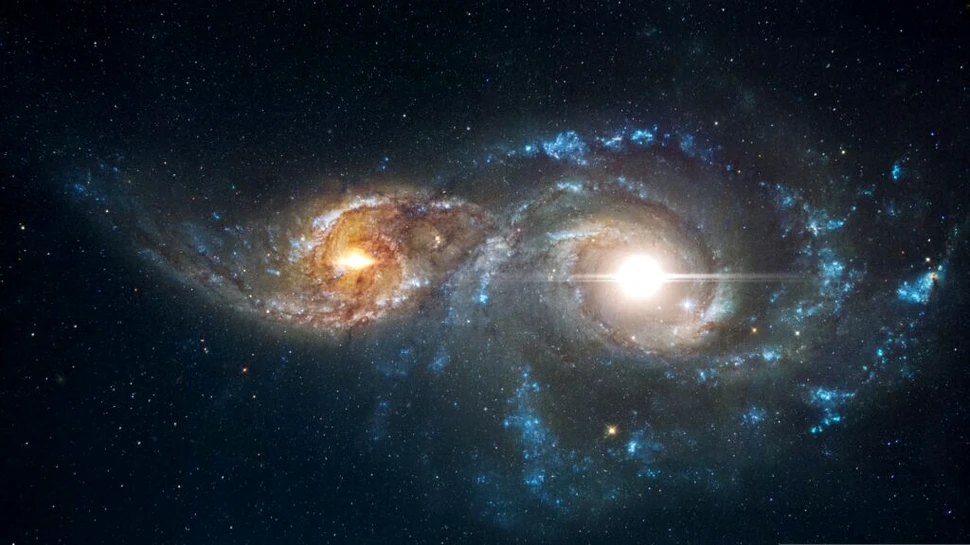 Astronomii au descoperit un pod gigantic care conectează două galaxii