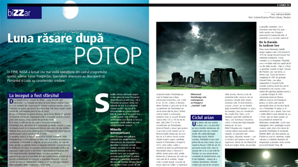Luna rasare dupa potop