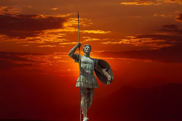 Statuie modernă a lui Alexandru cel Mare