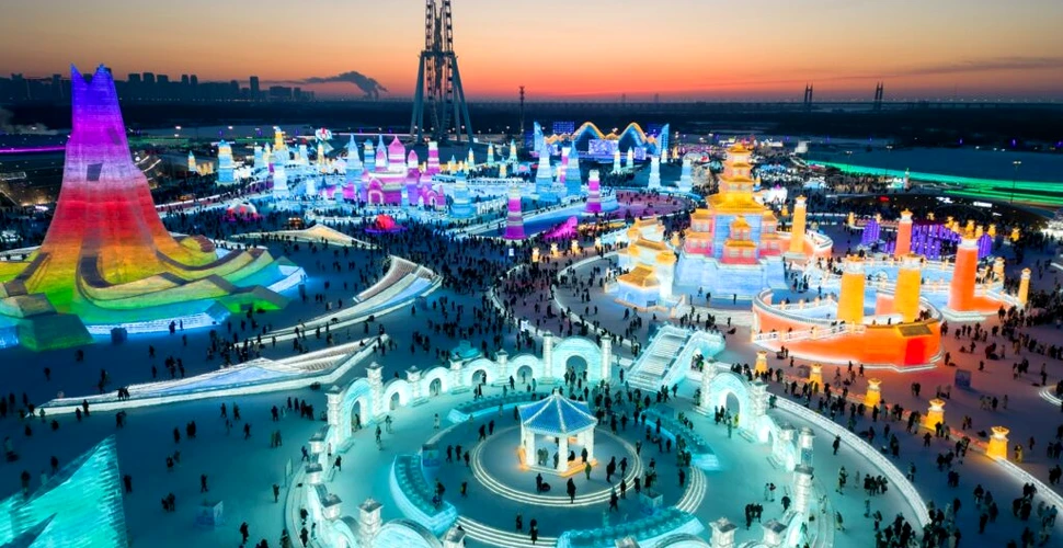 3 milioane de turiști au vizitat „Orașul de gheață” din China de Anul Nou