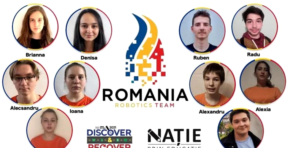 Echipa României, primul loc la Olimpiada de Robotică FIRST Global 2021