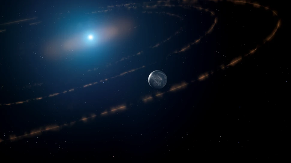 Corpuri planetare observate pentru prima dată în zona locuibilă a unei stele moarte