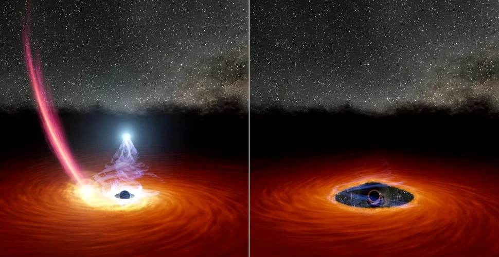 Astronomii au surprins, pentru prima dată, o Gaura Neagră în timp ce a „clipit”