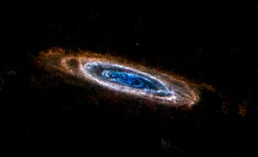 Frumoasa noastră galaxie vecină, surprinsă într-o nouă imagine uimitoare