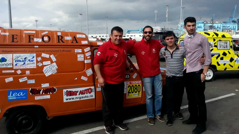 PRIMUL echipaj ROMÂN prezent la Raliul 4L Trophy