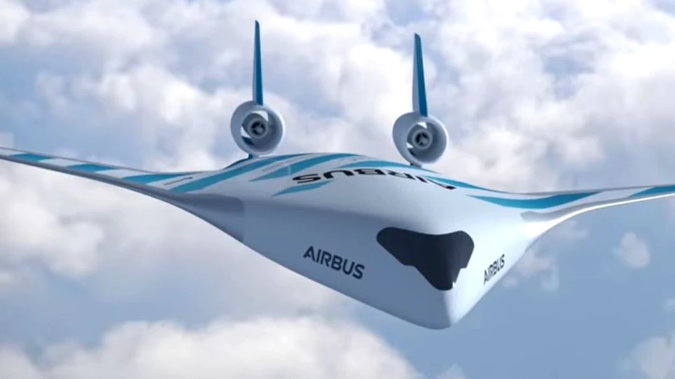 Airbus a dezvăluit avionul curbat care are aripile integrate în fuzelaj – VIDEO