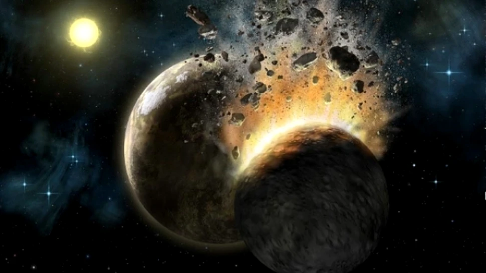 “Firimituri” cosmice, in urma unei coliziuni planetare