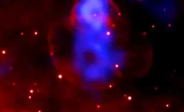 O mică stea care emite antimaterie poate fi văzută în noi imagini de la NASA