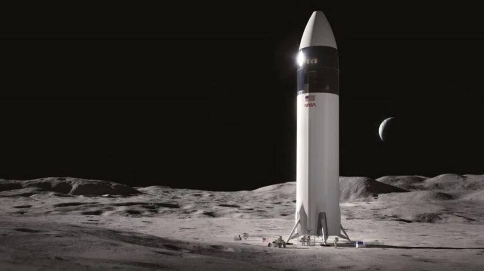 NASA a suspendat contractul cu SpaceX pentru modulul lunar, din cauza procesului intentat de Blue Origin