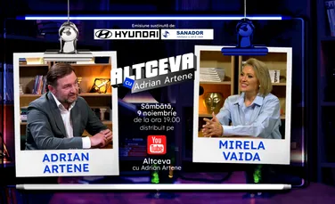 Mirela Vaida, dialog în lacrimi cu Adrian Artene, la „Altceva”