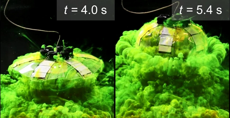 Meduza-robot ar putea curăța plasticul din oceane