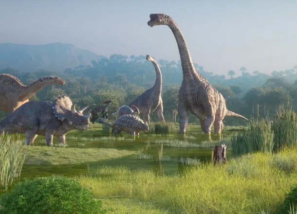 Ce mâncau, de fapt, dinozaurii? Cel mai probabil alge marine, indică noi fosile