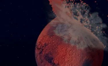 Un meteorit gigant schimba suprafata planetei Marte