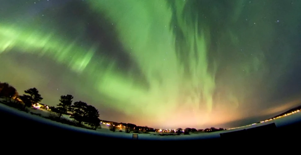 Experimentează aurora boreală în 360 de grade cu ajutorul unei superbe panorame (VIDEO)
