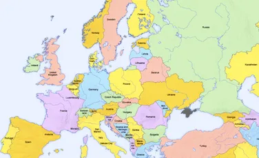 A fost întocmită o hartă a Europei în care toate regiunile cu tendinţe separatiste sunt independente. Cum ar arăta România