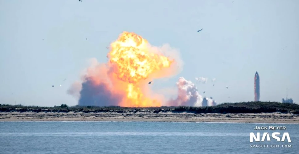 SpaceX a identificat cauza exploziei prototipului SN11 al rachetei Starship